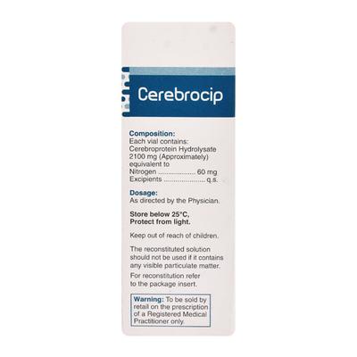 Cerebrocip Injection 1'S - Nootropics And Neurotrophics