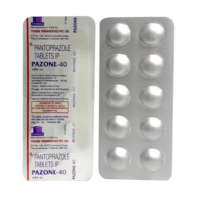 PAZONE 40MG TABLET 10'S - Ulcer/Reflux/Flatulence-Aaa