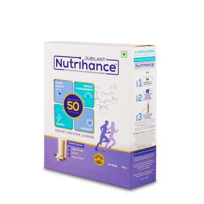 Jubilant Nutrihance Nutrition Powder - Vanilla Flavour 200 gm - Daily Health Drinks