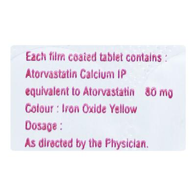 FPSTATIN 80 Tablet 10's - High Cholesterol-Dys