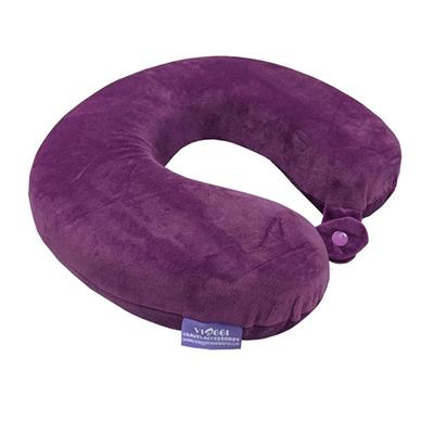 VIAGGI Memory Foam Neck Pillow - Egg Plant - Pads And Pillows