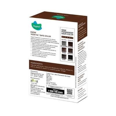 Vegetal Safe Color+ Hair Color for Beard - Dark Brown 25 gm - Crème