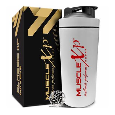 MuscleXP Classic XP Gym Shaker - White 750 ml - Gym Accessories