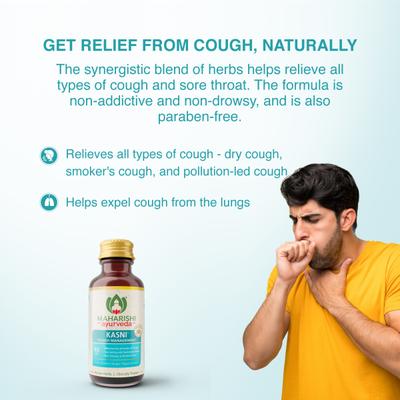 Maharishi Ayurveda Kasni Cough Syrup 100 ml - Cough & Cold (Ayush)