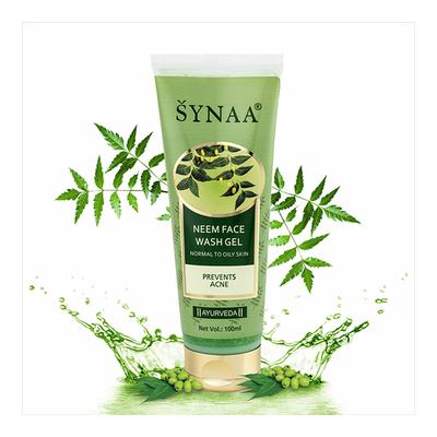 Synaa Face Wash Gel - Neem 100 ml - Face Wash & Cleansers