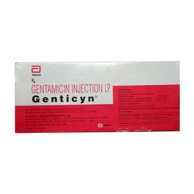 Genticyn 60mg Injection 12X1.5ml - Bacterial Infections-Ami