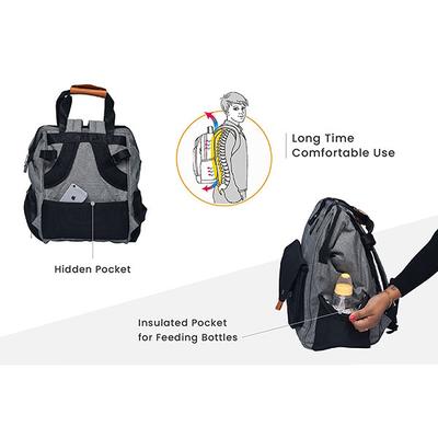 R for Rabbit Caramello Delight Diaper Bag - Black - Diapers & Wipes