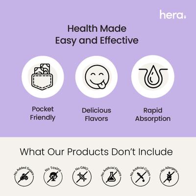 Hera Fast Metabolism Health Supplement Strips - Mixed Berry Flavour (Pack of 2 X 30's) 1's - Multi-Vitamins