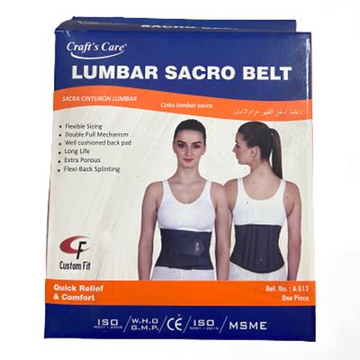Craft's Care Lumbar Sacro Belt (A513) (XXL) - Abdomen/Neck/Arm/Elbow Supports