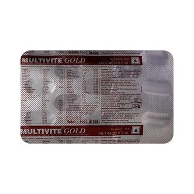 Multivite Gold Tabgel 15's - Multi-Vitamins