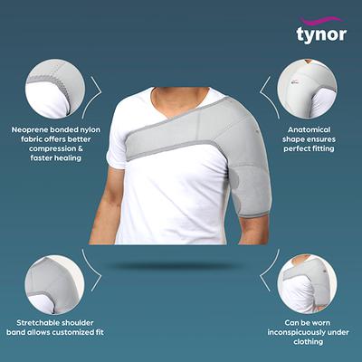 Tynor Shoulder Support (Neoprene) (40 inches - 52 inches) (Special) (J 14) - Neck/Shoulder Supports