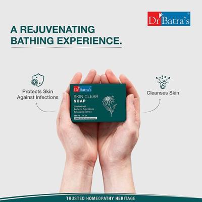 Dr Batra's Skin Clear Soap - Berberis & Echinacea 75 gm - Soaps