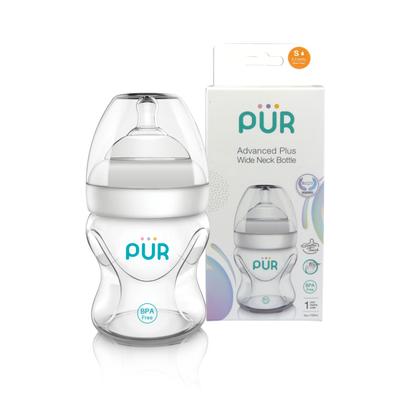 Pur Advanced Plus Wide Neck Feeding Bottle 150 ml - Feeding & Nursing