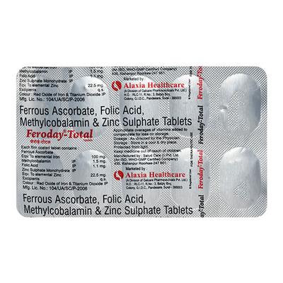 FERODAY TOTAL Tablet 10's - Supplements-Vam