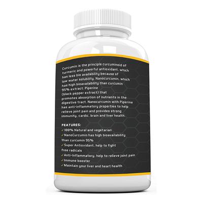 Neurapid Nano Curcumin With Piperine Tablet 60's - Herbal Dietary Supplement