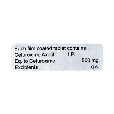 FUROXTER 500 Tablet 10's - Bacterial Infections-Cep