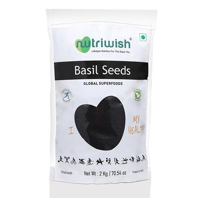 Nutriwish Basil Seeds 2 kg - Nutritional Bars