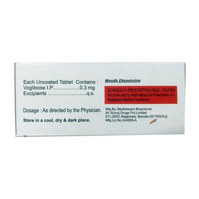 VOBRRYL 0.3mg Tablet 10's - Diabetes-Ant