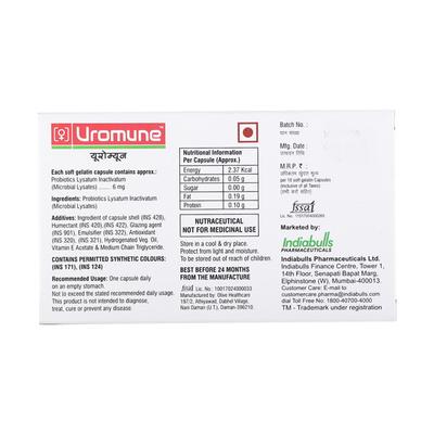 Uromune Capsule 10'S - Gastro Intestinal Motility Disorders-GIT