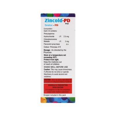 Zincold PD Drops 15ml - Cough And Cold-Cou