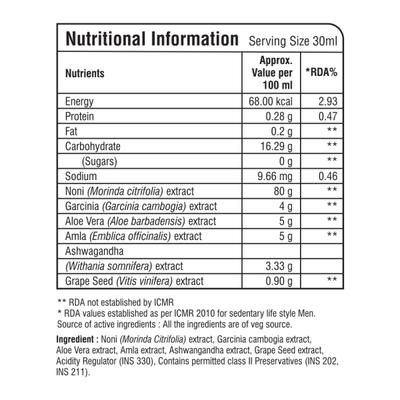 Pure Nutrition Noni Gold Herbal Juice 400 ml - Vital Health