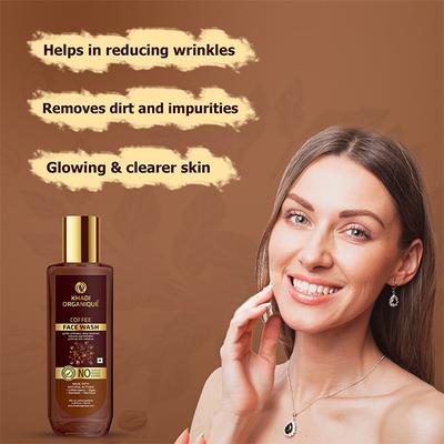 Khadi Organique Face Wash - Coffee 100 ml - Face Washes