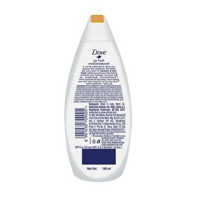 Dove Go Fresh Revitalize Body Wash - Mandarin & Tiare Flower Scent 190 ml - Shower Gels & Body Wash
