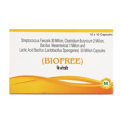 BIOFREE Capsule 10's - Gastro Intestinal Motility Disorders-GIT