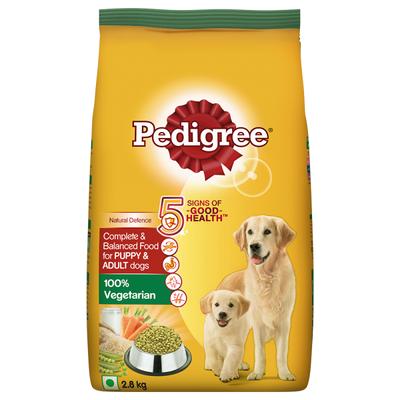 Pedigree Puppy & Adult Dog Food - 100% Vegetarian 2.8 kg - Petfood