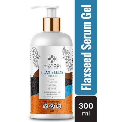 Kayos Botanicals Flax Seeds Hair Gel 300 ml - Hair Gels & Waxes