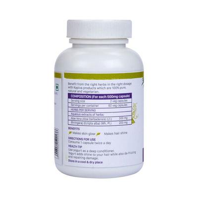 Kapiva Aloe Vera + Hairshine Capsules 60's - Health Products