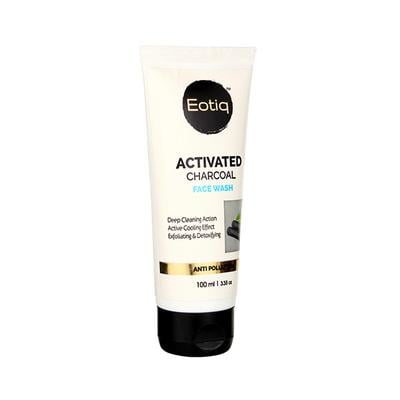 Eotiq Face Wash - Activated Charcoal 100 ml - Face Wash & Cleansers