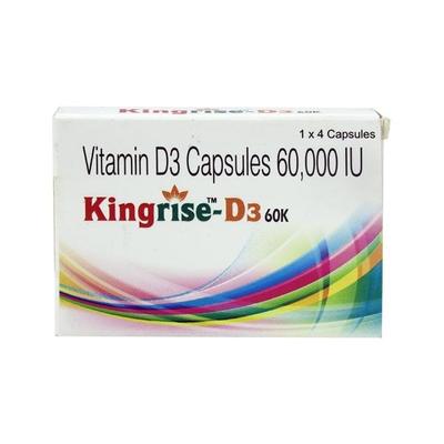 Kingrise D3 60k Capsule 4'S - Supplements-Vam