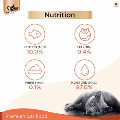 Sheba Feast of Flakes for Cats - Fish with Sasami (Pack of 35 gm x 12) 1's - Petfood