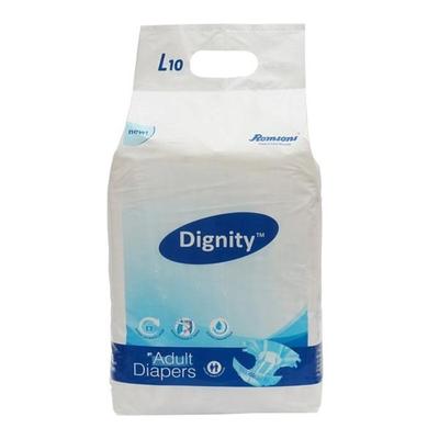 Romsons Dignity Adult Diapers 10's (L) - Adult Diapers & Pads