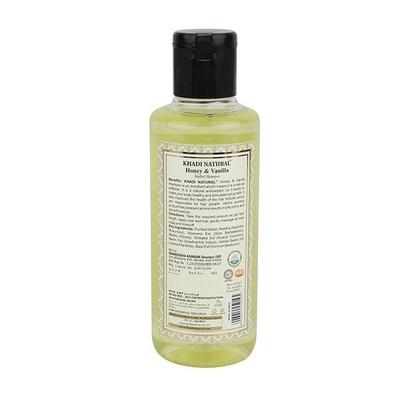Khadi Natural Hair Cleanser - Honey & Vanilla 210 ml - Shampoos