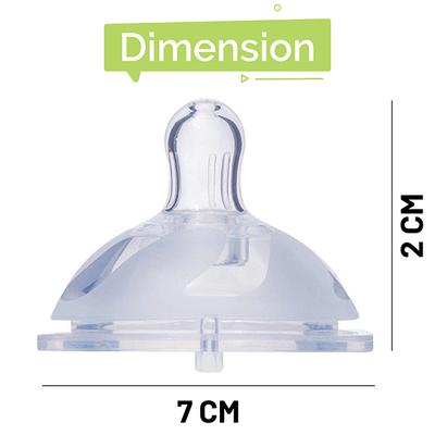 R for Rabbit Steel Extra Nipple Feeding Bottle (210 ml) - White - Feeding & Nursing