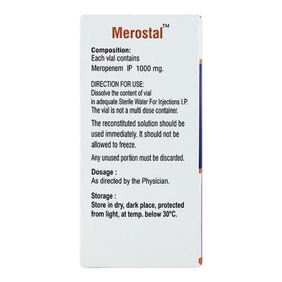 MEROSTAL 1gm Injection 1's - Bacterial Infections-OBL