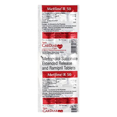 METFINE R 50 Tablet 10's - Hypertension-Bet