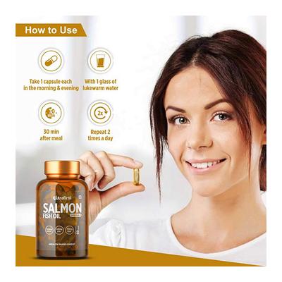 Nutrafirst Salmon Fish Oil Omega-3 Capsule 60's - Omega Fish Oil Fatty Acids