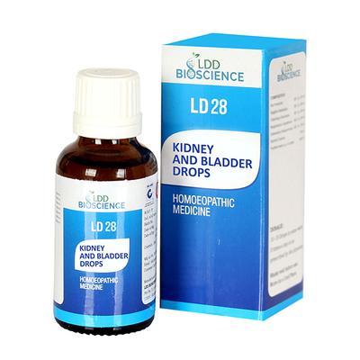 LDD Bioscience LD 28 Kidney And Bladder Drops 30 ml - Homeopathic Drops