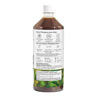 Kapiva Wheat Grass Juice 1 ltr - Ayurvedic Juices
