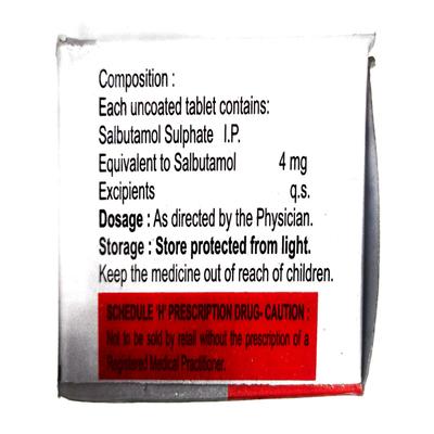 MEGASAL 4 Tablet 10's - Asthma/COPD-Ast