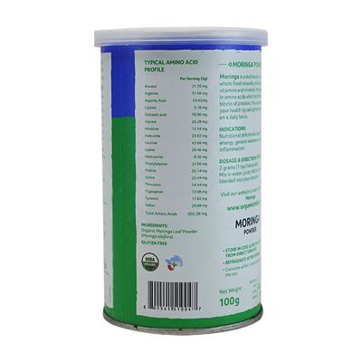 ORGANIC INDIA MORINGA POWDER 100GM - Vitamin C