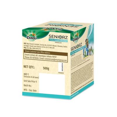 Zandu Seniorz Daily Health Booster 3 in 1 Nutri Pro Granule 500 gm - Daily Health Drinks