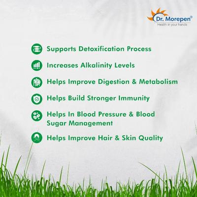 Dr. Morepen Wheat Grass Superfood 60's - Nutritional Bars