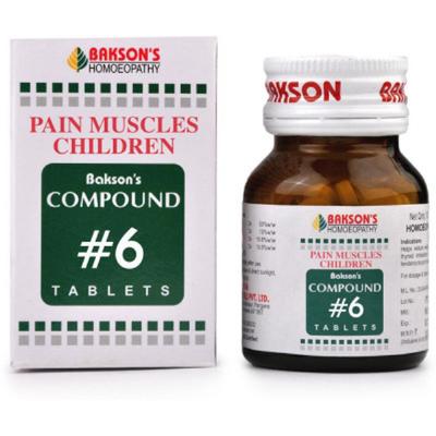 Bakson's Compound 6 Muscles & Joint Pain Tablet for Children 100 gm - Speciality Medicine