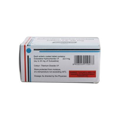 DULOXIN 20mg Tablet 10's - Depression-Ant