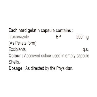 Itradila 200mg Capsule 10'S - Fungal Infections-Anf
