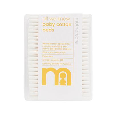 Mothercare Cotton Buds - 200 Pieces - Baby Grooming